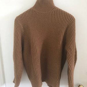 Zara Brown Turtleneck Sweater
